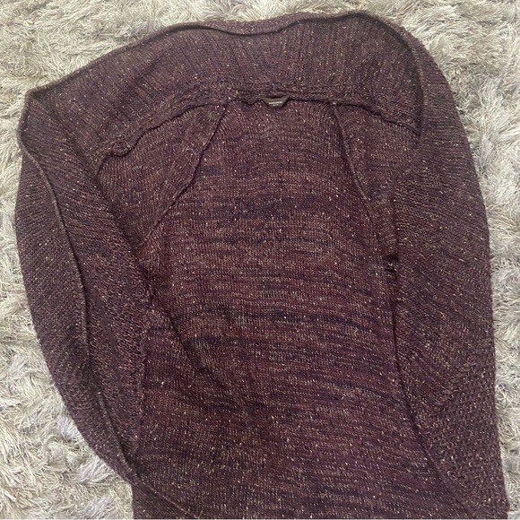 Denver Hayes women burgundy multicoloured knitted cardigan. Size XL. Used. - Picture 4 of 9
